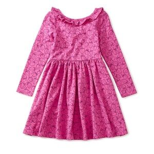 🩷🍓NWT TEA COLLECTION RUFFLE COLLAR BALLET DRESS🩷🍓